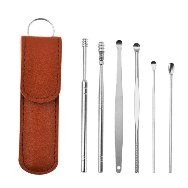 6pc/set Ear Cleaner set ( দুই সেট ৩৯০ টাকা মাএ )