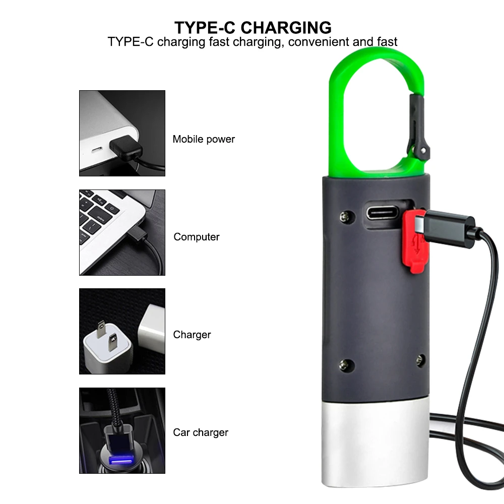 LED Multifunctional Camping Flashlight